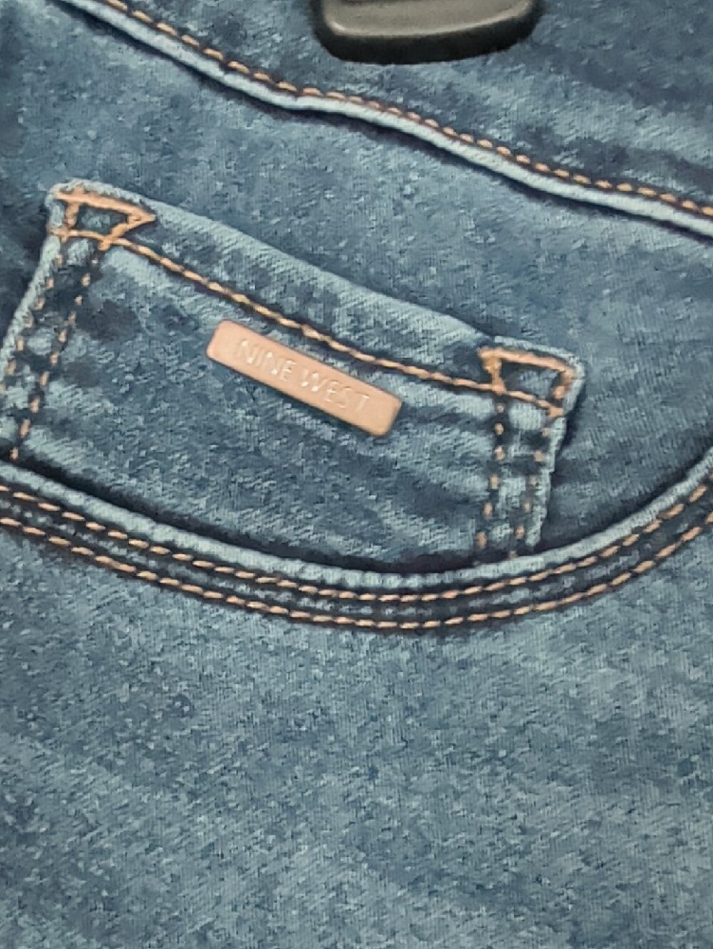 Nine West Stretch Pull On Skinny Jeans - Picture 3 of 5